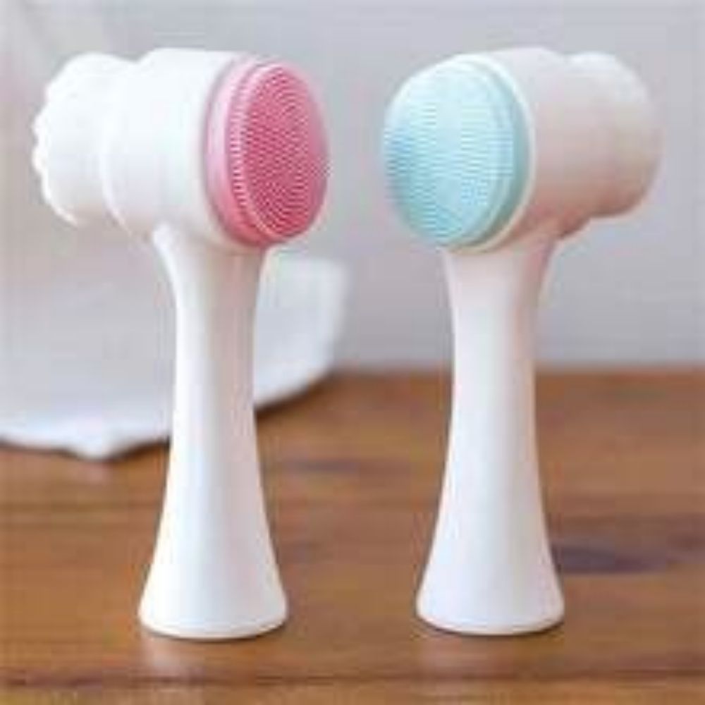 KFX-1187901 Gentle Nylon Pet Grooming Paw Brush for Cats and Dogs - Easy Clean Massage Tool