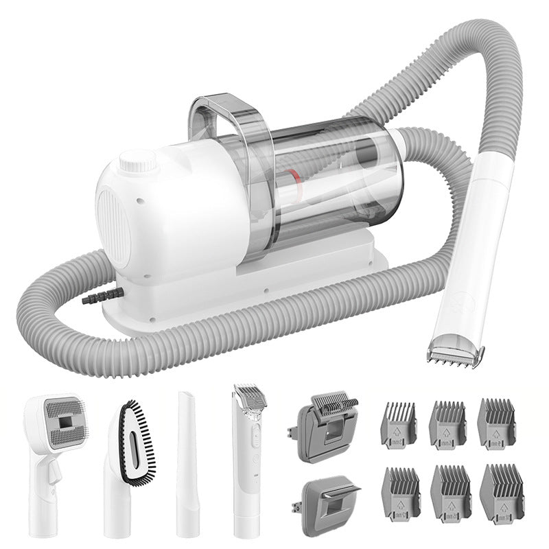 KFX-1191997 All-in-One Pet Hair Care Suction and Scissors Machine with Accessories