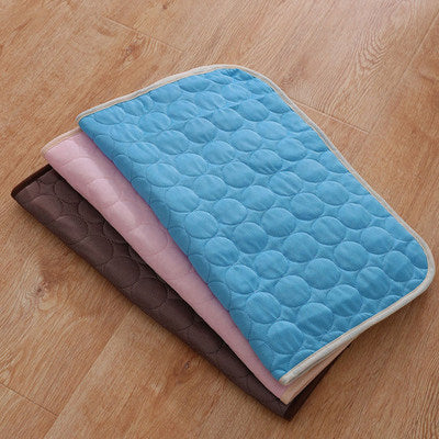 KFX-1192253 Cooling Mat for Pets - Breathable Ice Bed Blanket for Dogs and Cats, Easy to Clean, Multiple Sizes Available