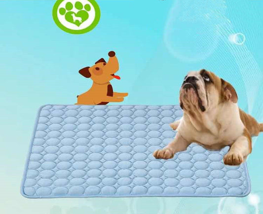 KFX-1192253 Cooling Mat for Pets - Breathable Ice Bed Blanket for Dogs and Cats, Easy to Clean, Multiple Sizes Available