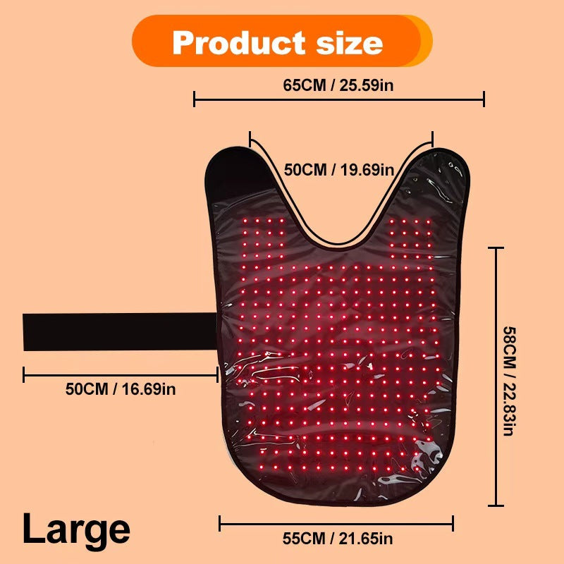 KFX-1195837 Portable Wireless Red Light Infrared Physiotherapy Device for Dogs and Cats - Aids Back and Abdomen Injury Recovery