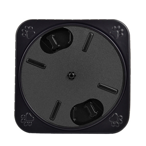 KFX-1196989 Interactive Pet Scratch Board with Food Storage and 360 Rotating Design for Nail Trimming and Scratching