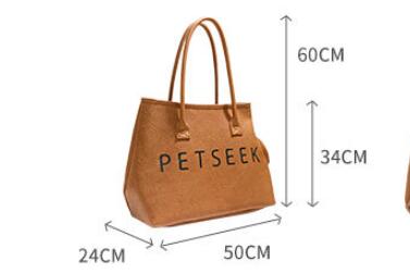 KFX-1198397 Crossbody Pet Carrier Bag for Cats and Dogs - Stylish and Portable Travel Solution