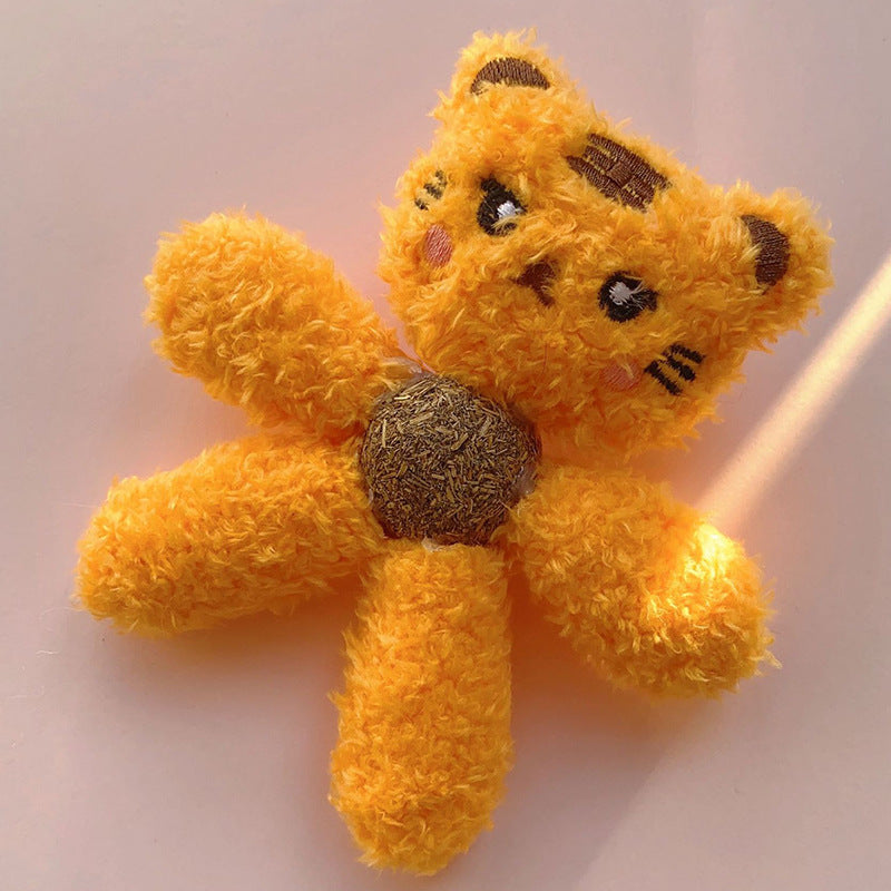 KFX-1199421 Interactive Edible Catnip Ball Toy for Kittens - Teeth Cleaning & Snack Fun