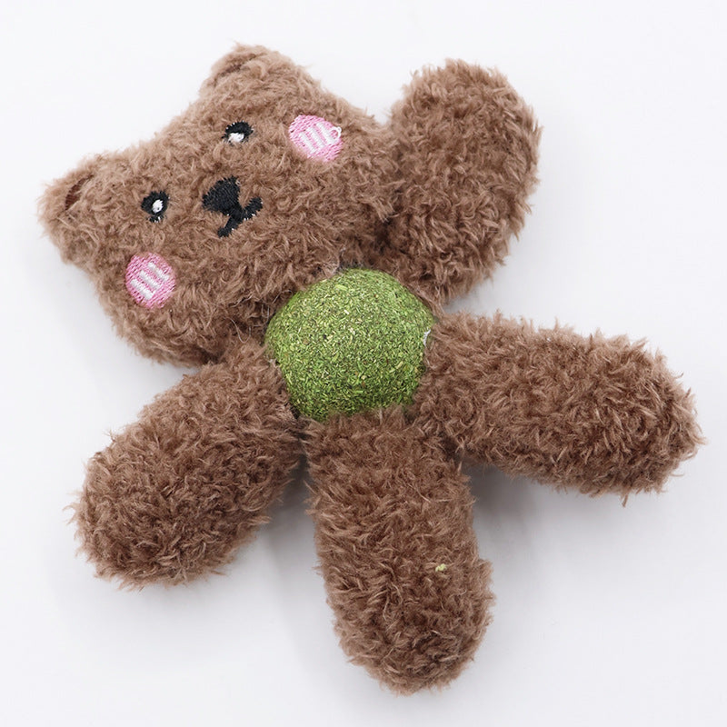 KFX-1199421 Interactive Edible Catnip Ball Toy for Kittens - Teeth Cleaning & Snack Fun