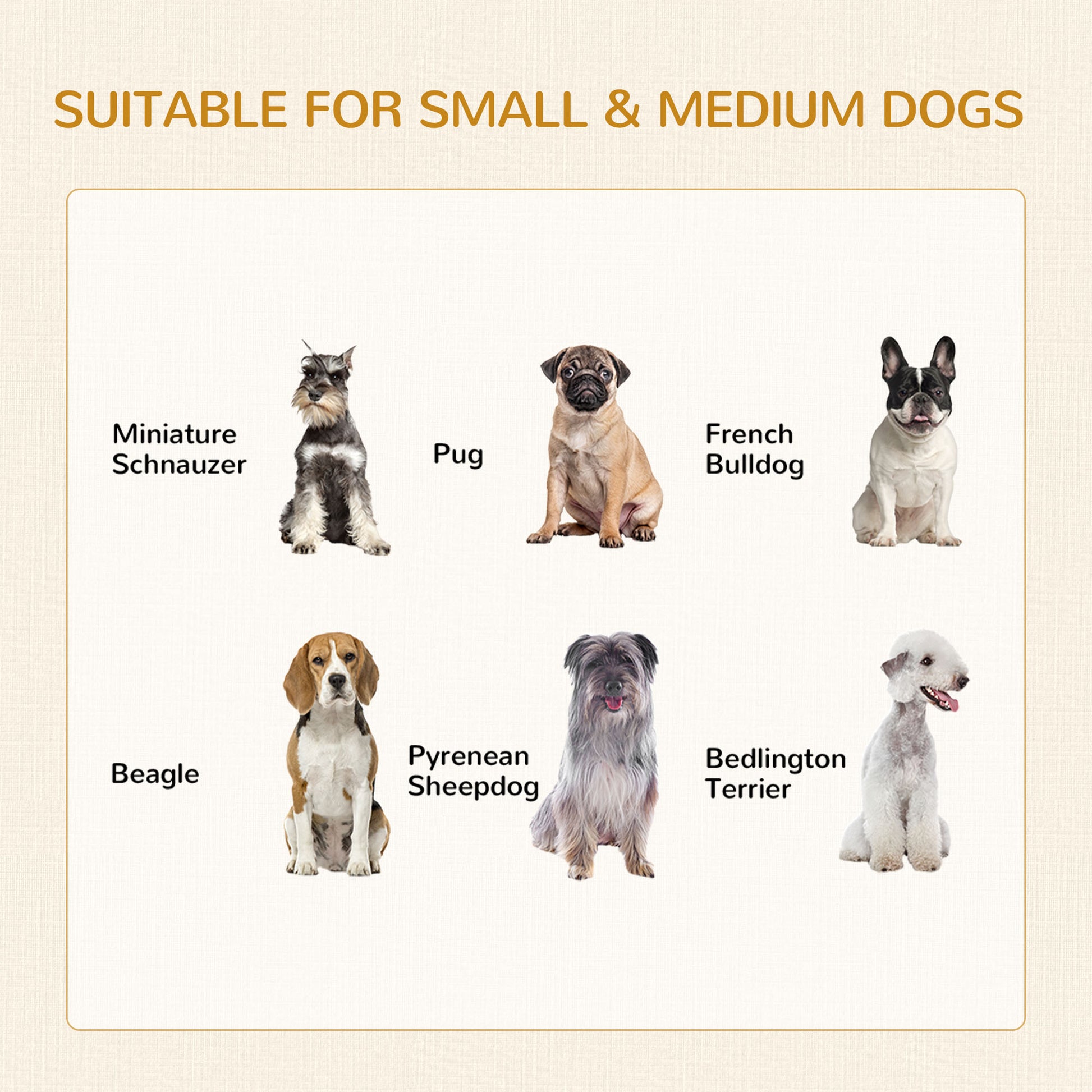 KFX-1199805 Stylish Indoor Dog Crate with Soft Water-Resistant Cushion and Storage Drawer, Suitable for Small Dogs