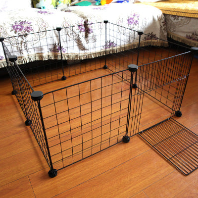 KFX-1203517 Folding Iron Pet Park Cage for All Types of Pets - Versatile and Durable Design