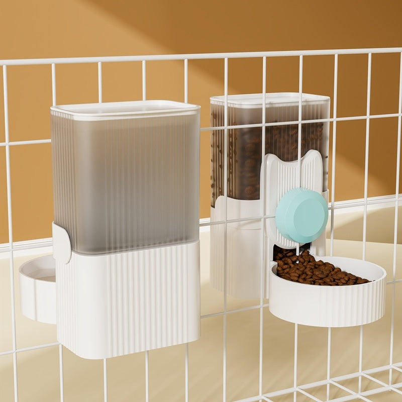 KFX-1205693 Automatic Pet Feeder and Water Dispenser Set - 1000 ml for Cats - Multiple Colors Available