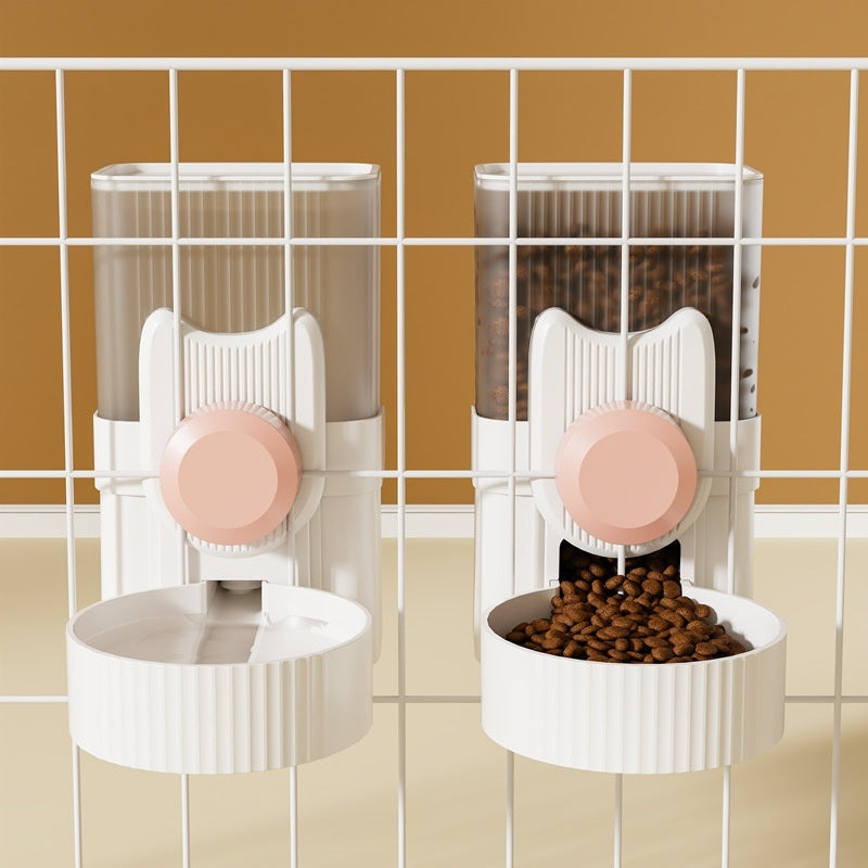 KFX-1205693 Automatic Pet Feeder and Water Dispenser Set - 1000 ml for Cats - Multiple Colors Available