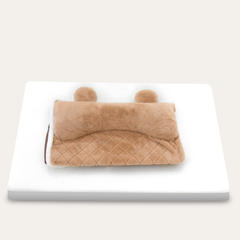 KFX-1205949 Universal Removable and Washable Four Seasons Pet Bed in Brown - Available in Multiple Sizes