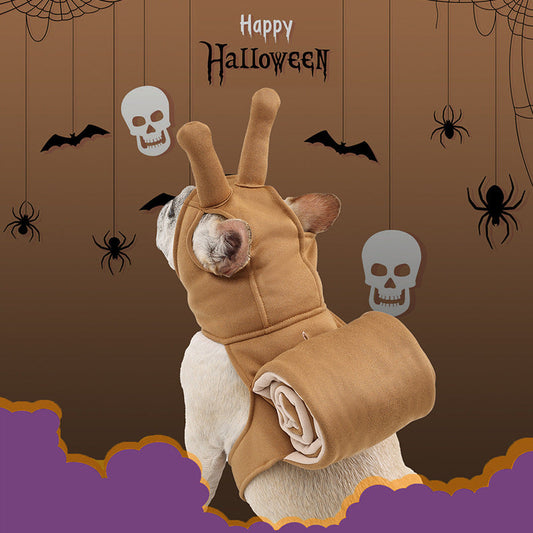 KFX-1206717 Cute Cat Snail Headdress for Halloween Dog Costume - Polyester, Available in S, M, L