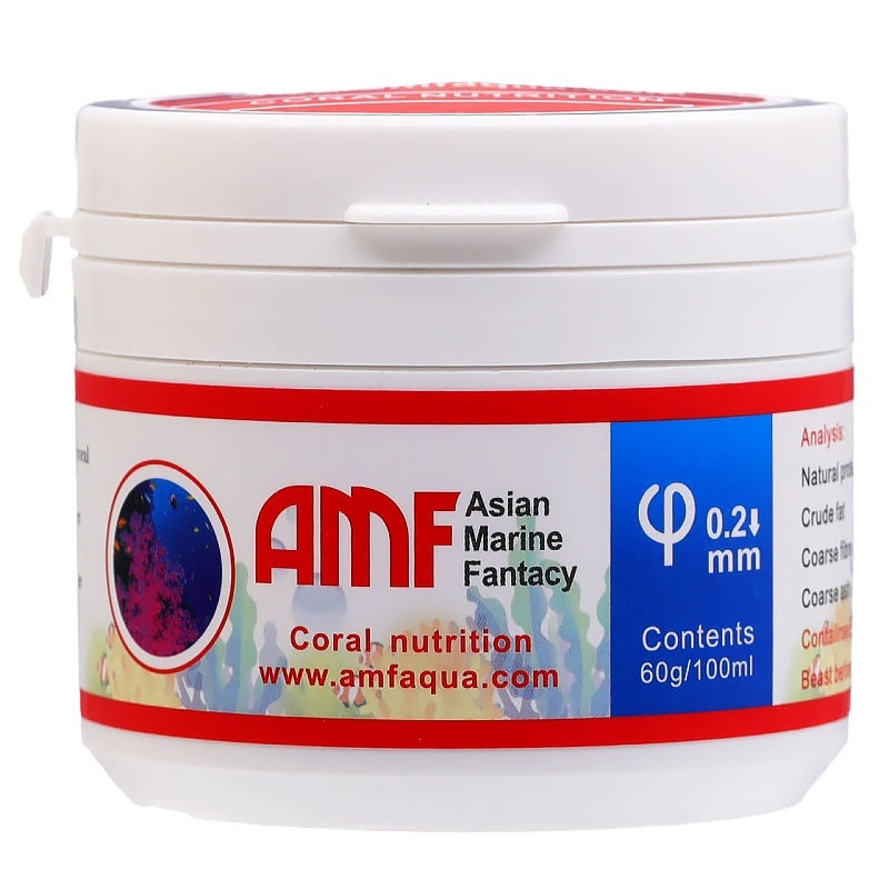 KFX-1207741 Coral Feed Micro Particles for Ornamental Fish - 30g & 60g with Spoon & Feeding Tube