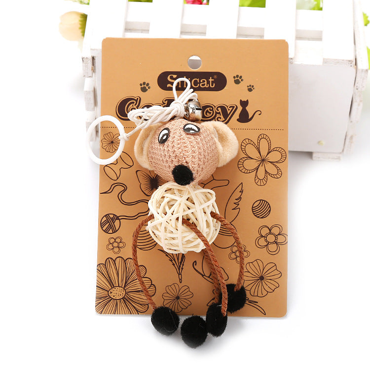 KFX-1208509 Stylish Linen and Rattan Cat Supplies for Comfortable Living
