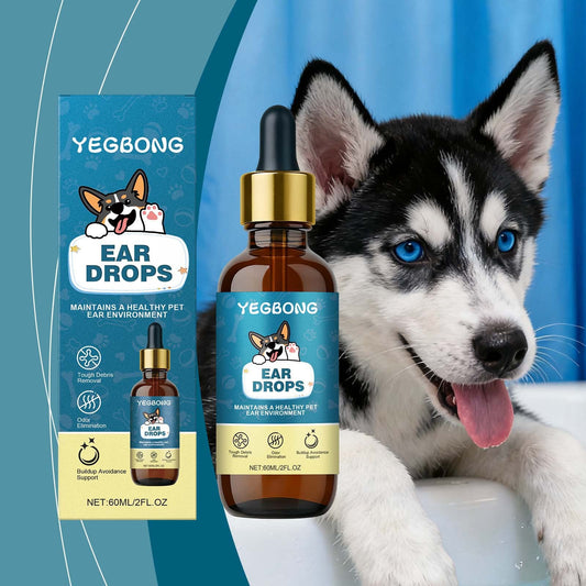 KFX-1209533 Gentle Dog Ear Care Drops with Chamomile and Natural Extracts