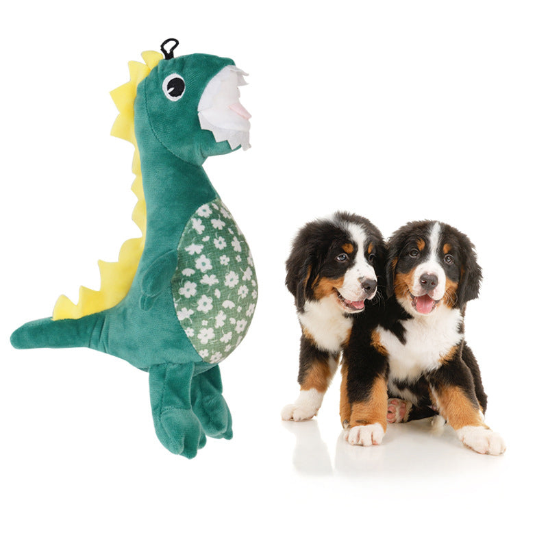 KFX-1210301 Plush Chewable Dog Toy for Puppies with Sound, Perfect for Playtime and Entertainment