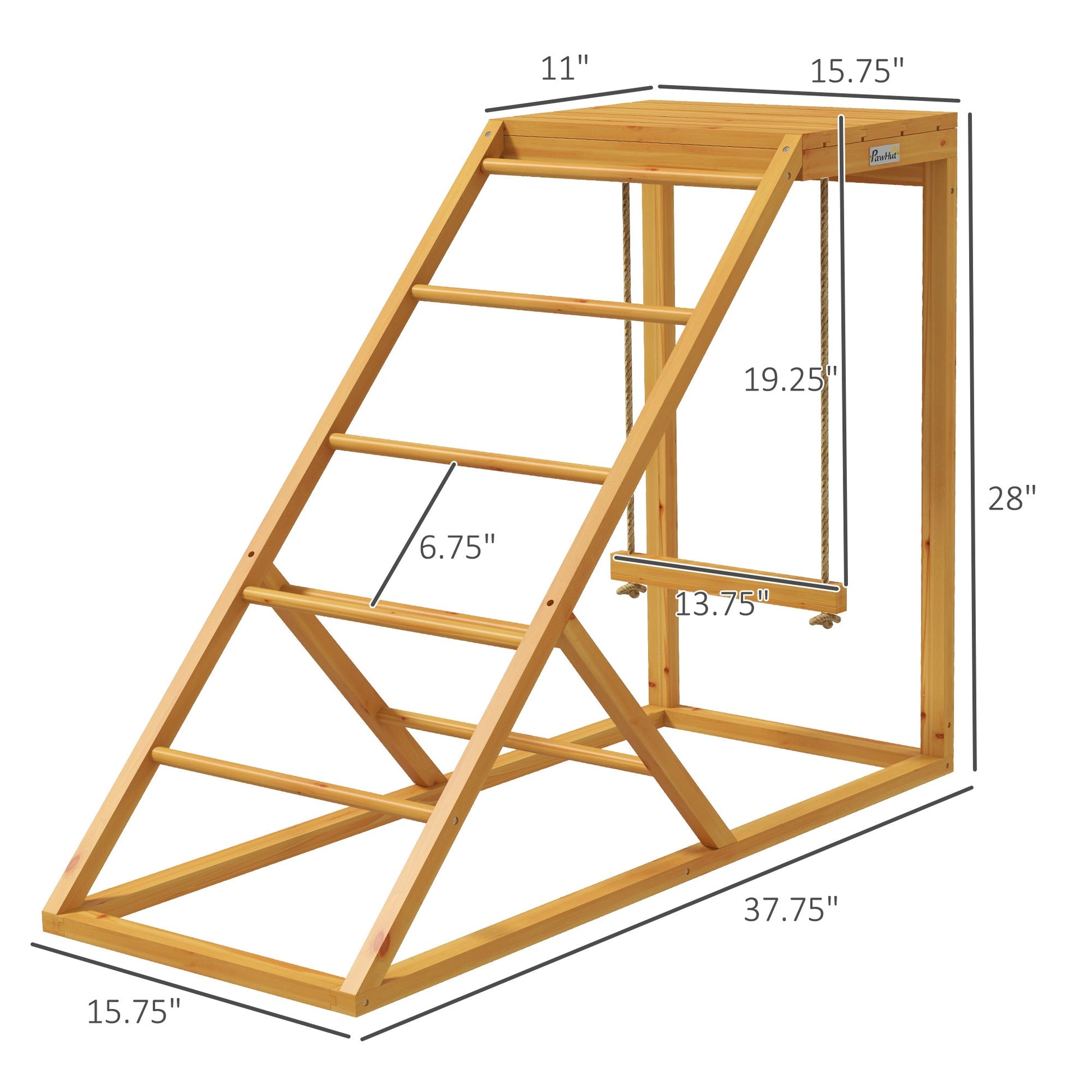 KFX-1211325 Chicken Activity Center with Perches, Ladder, and Swing for Healthy Poultry Playtime