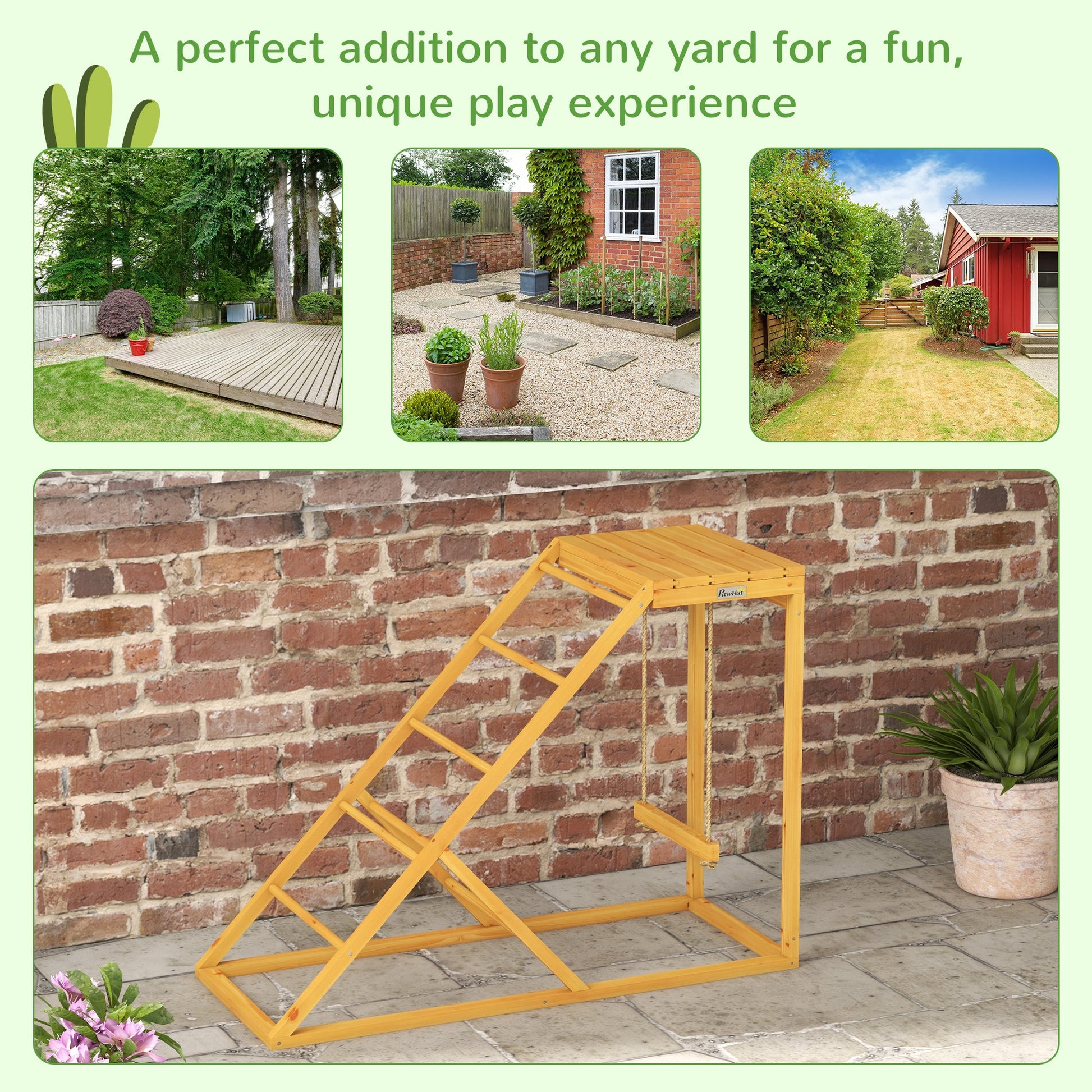 KFX-1211325 Chicken Activity Center with Perches, Ladder, and Swing for Healthy Poultry Playtime