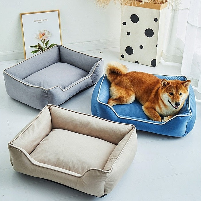 KFX-1211709 Large Soft Pet Kennel Pad in Multiple Colors for Dogs - Cozy Cloth Design