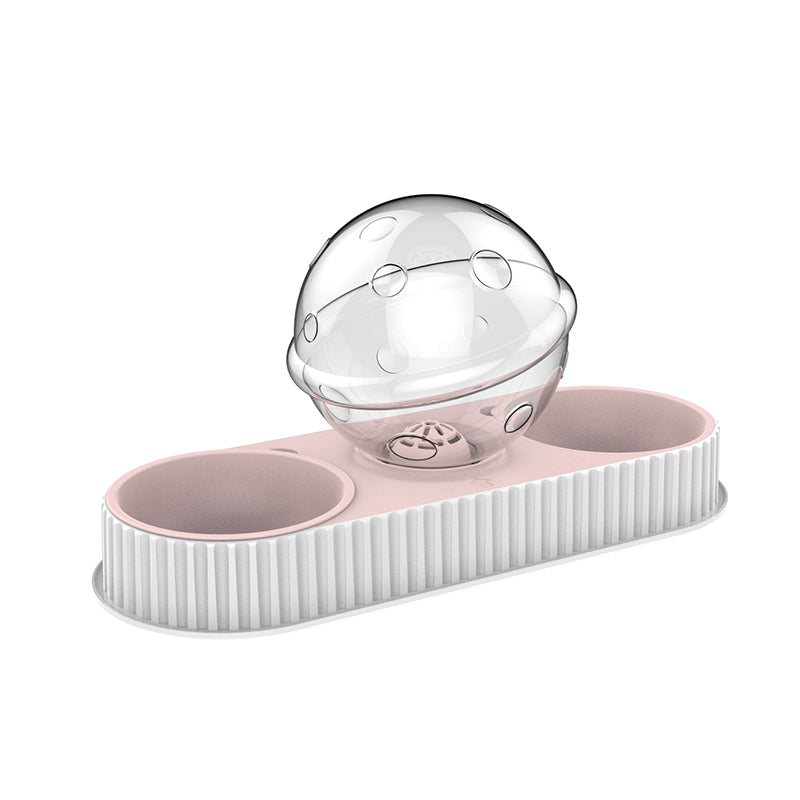 KFX-1213501 Automatic Pet Water Feeder 2.8L Dual Dish System for Cats and Dogs - Safe and Easy to Clean