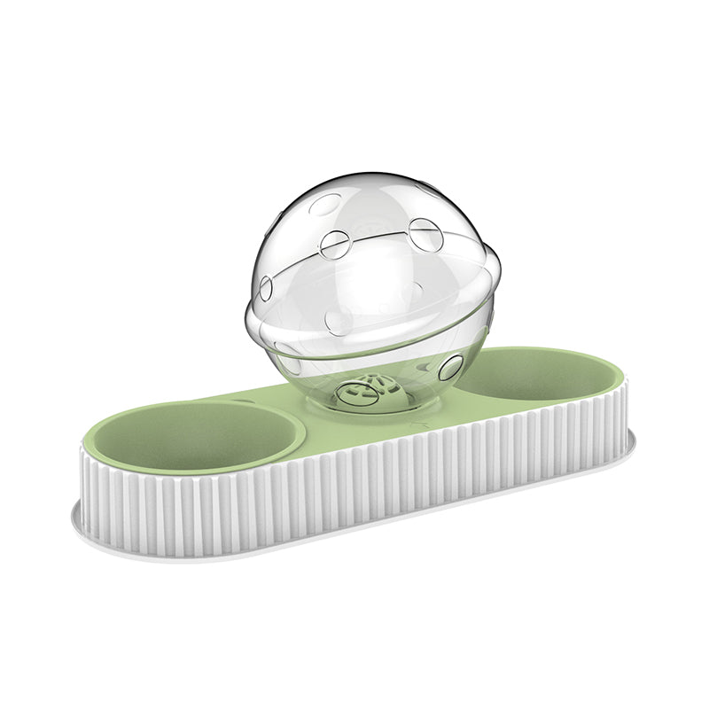 KFX-1213501 Automatic Pet Water Feeder 2.8L Dual Dish System for Cats and Dogs - Safe and Easy to Clean