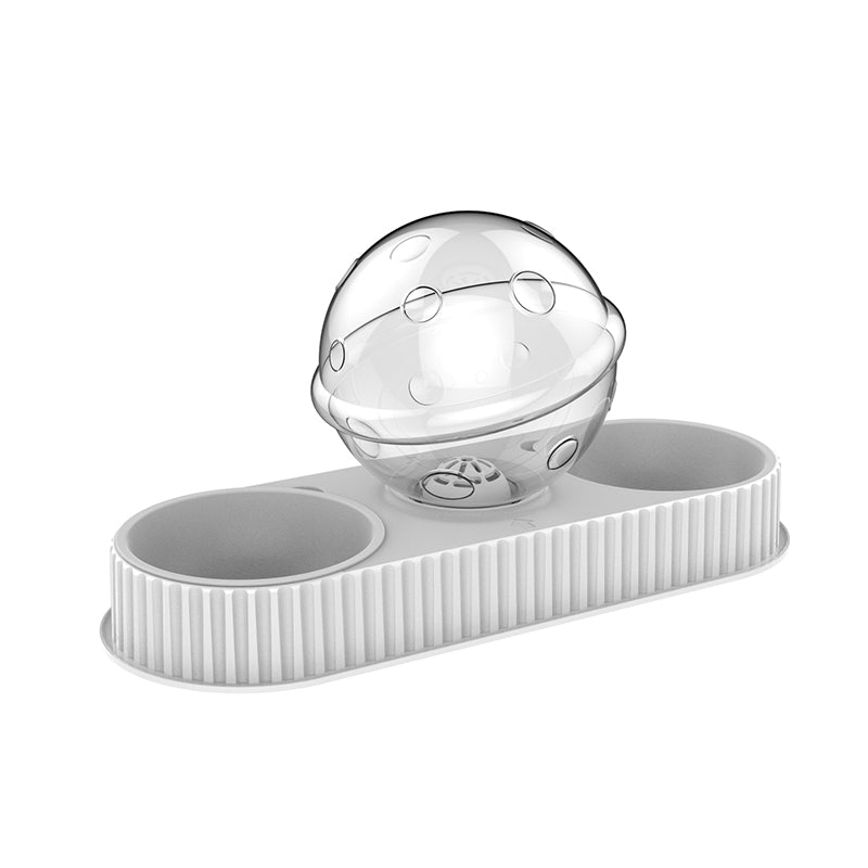 KFX-1213501 Automatic Pet Water Feeder 2.8L Dual Dish System for Cats and Dogs - Safe and Easy to Clean