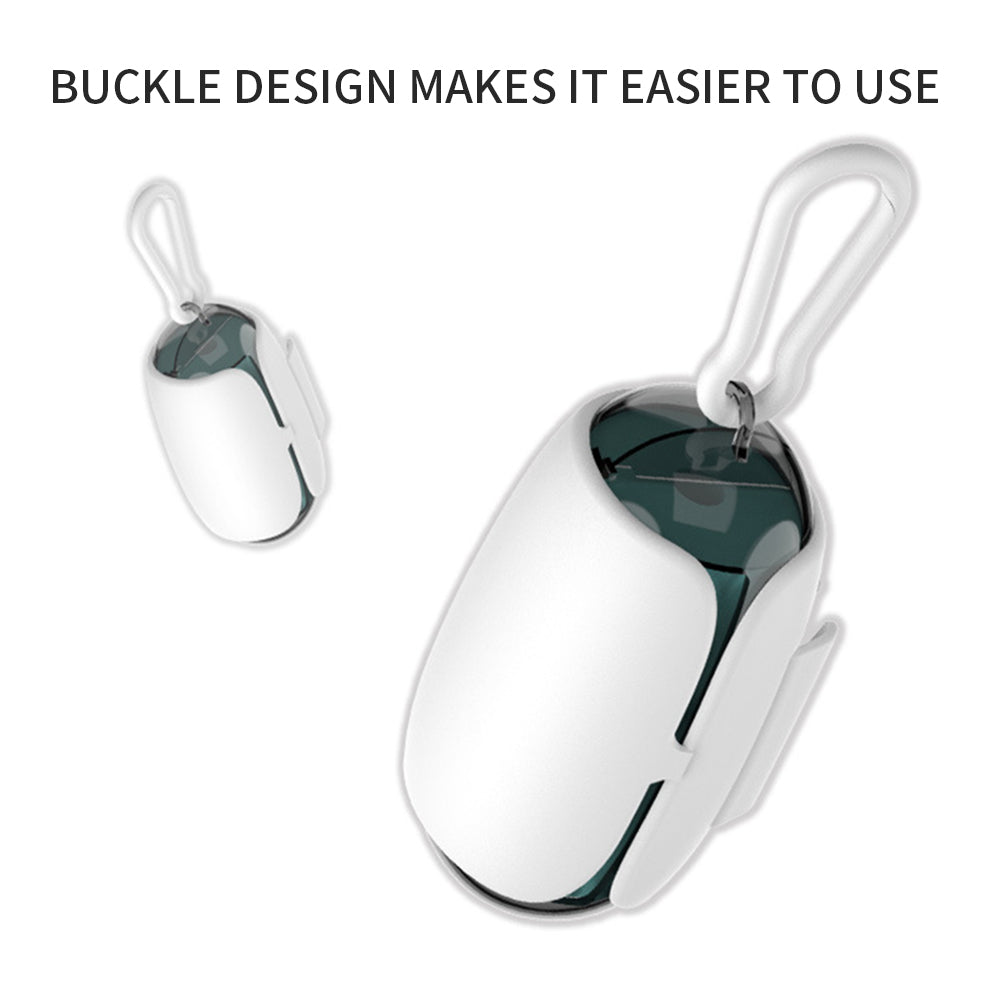 KFX-1214909 Space Capsule Design Dog Poop Bag Dispenser with Leash Attachment and Biodegradable Bags