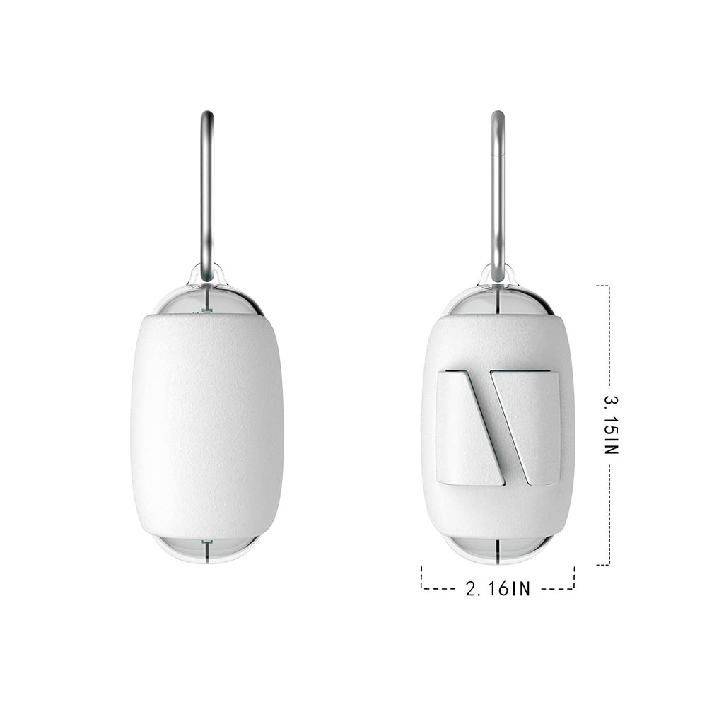 KFX-1214909 Space Capsule Design Dog Poop Bag Dispenser with Leash Attachment and Biodegradable Bags