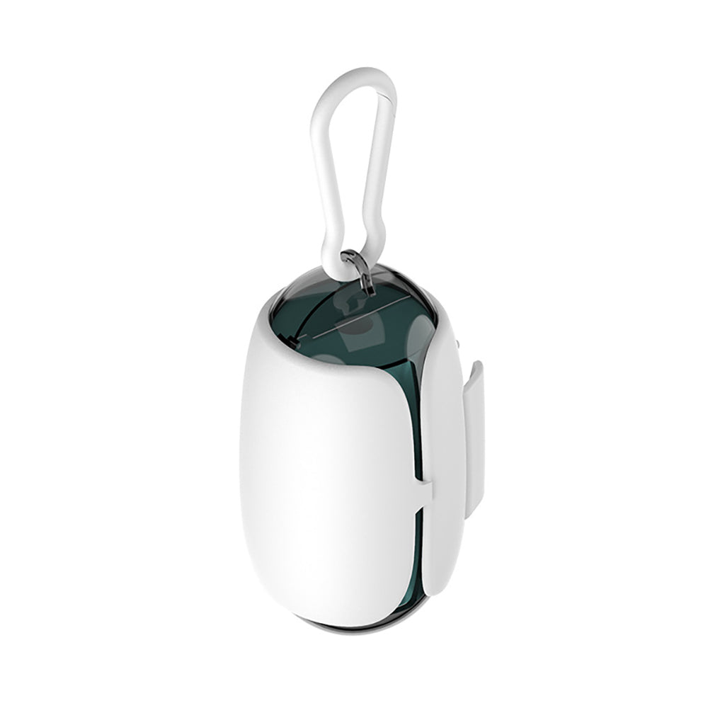 KFX-1214909 Space Capsule Design Dog Poop Bag Dispenser with Leash Attachment and Biodegradable Bags