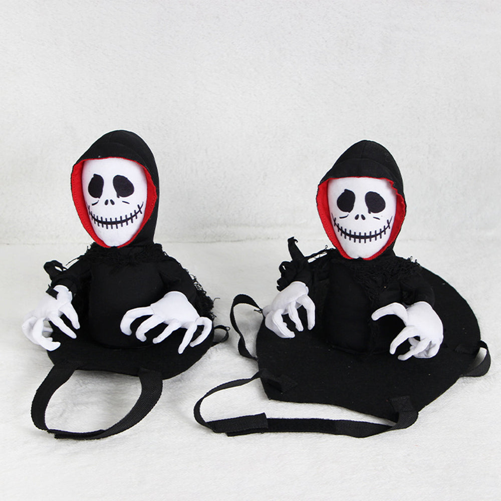 KFX-1215037 Funny Teddy Capes for Halloween Pet Transformation - Polyester Cloak in S & M Sizes