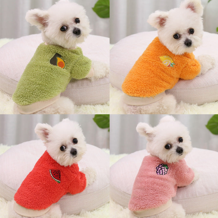 KFX-1215805 Warm Two-Legged Dog Apparel for New Year's Celebration in Various Colors and Sizes
