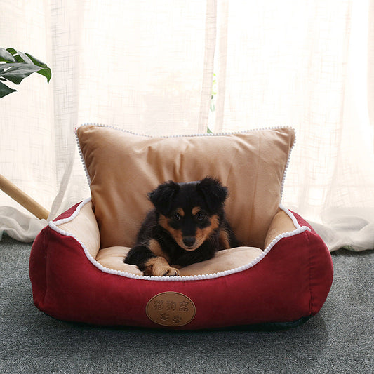 KFX-1217469 Removable and Washable Cat Dog Mat with High-Stretch Cotton Filling in Multiple Sizes and Colors