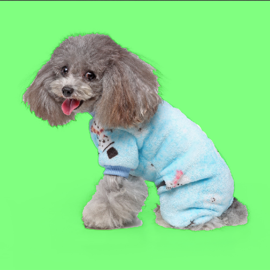 KFX-1217981 Cozy Coral Fleece Autumn Pet Clothing for Four-Legged Friends in Festive Designs