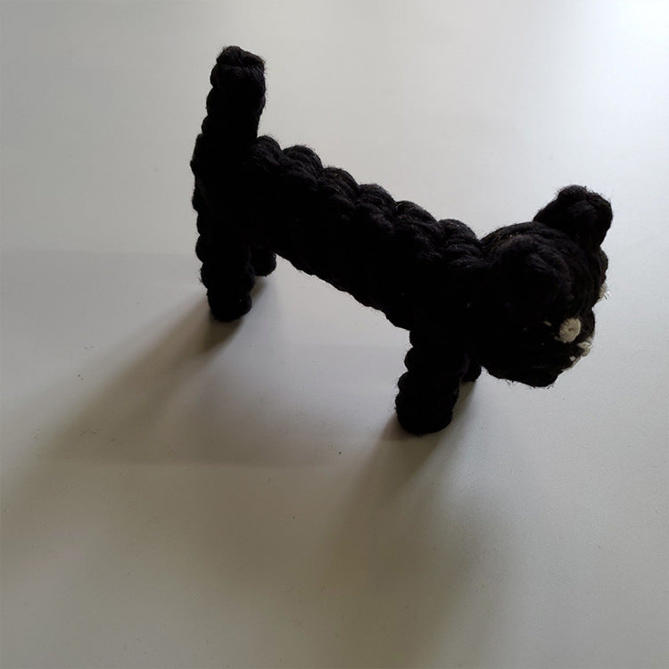 KFX-1218237 Cotton Rope Molar Toy Ball for Dogs - Teeth Cleaning and Bite Resistant