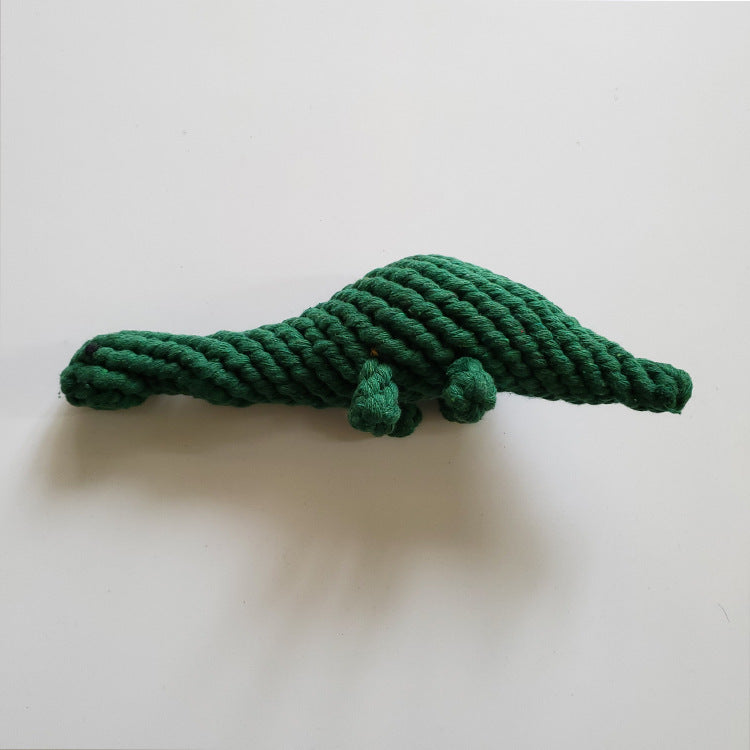 KFX-1218237 Cotton Rope Molar Toy Ball for Dogs - Teeth Cleaning and Bite Resistant