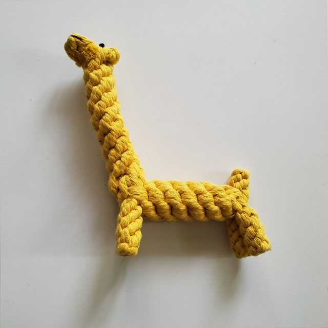 KFX-1218237 Cotton Rope Molar Toy Ball for Dogs - Teeth Cleaning and Bite Resistant