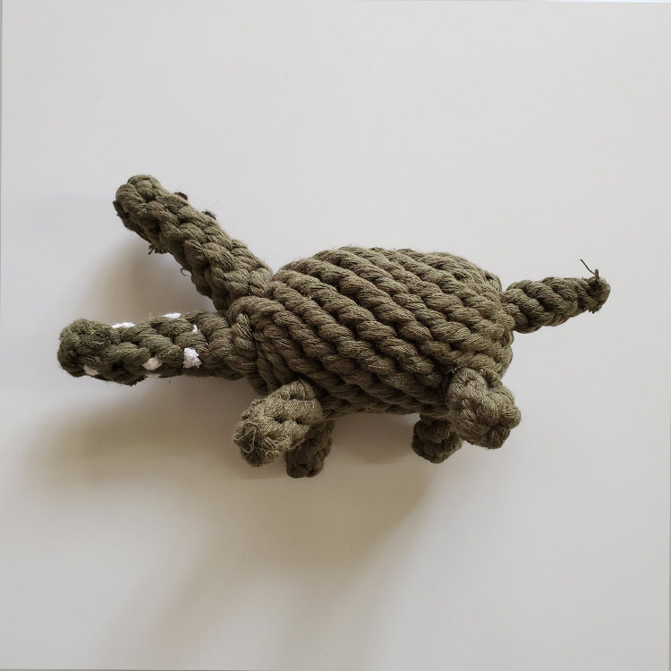 KFX-1218237 Cotton Rope Molar Toy Ball for Dogs - Teeth Cleaning and Bite Resistant
