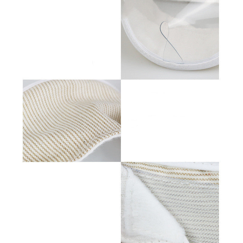 KFX-1219005 Transparent Cat Eye Anti-Bite Cleaning Mask for Cats - PVC and Cotton, White, Size S/M Available