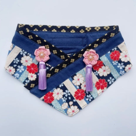 KFX-1220797 Japanese Style Pet Scarf Bib - Various Sizes & Color Options Available