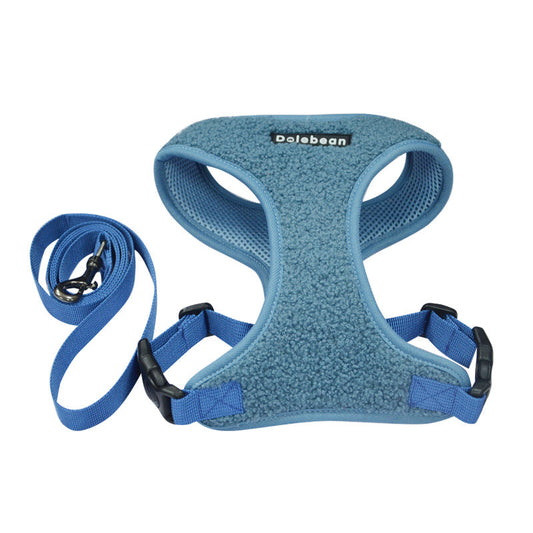 KFX-1228221 Adjustable Pet Dog Leash with Double Buckle Chest Strap - Available in Multiple Sizes and Colors