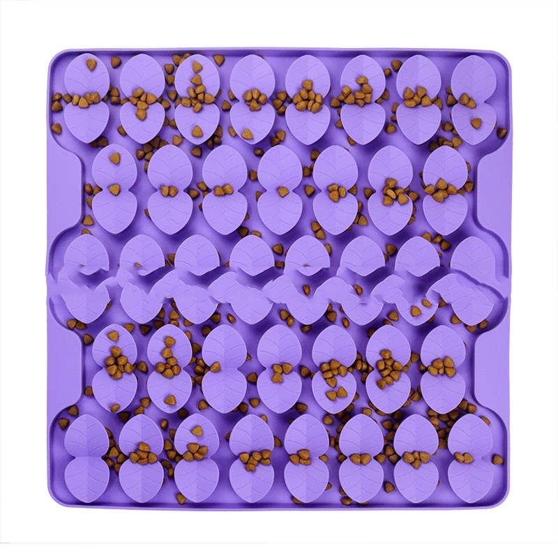 KFX-1230781 Silicone Suction Cup Dog Licking Pad with Food Compartments, 414mm