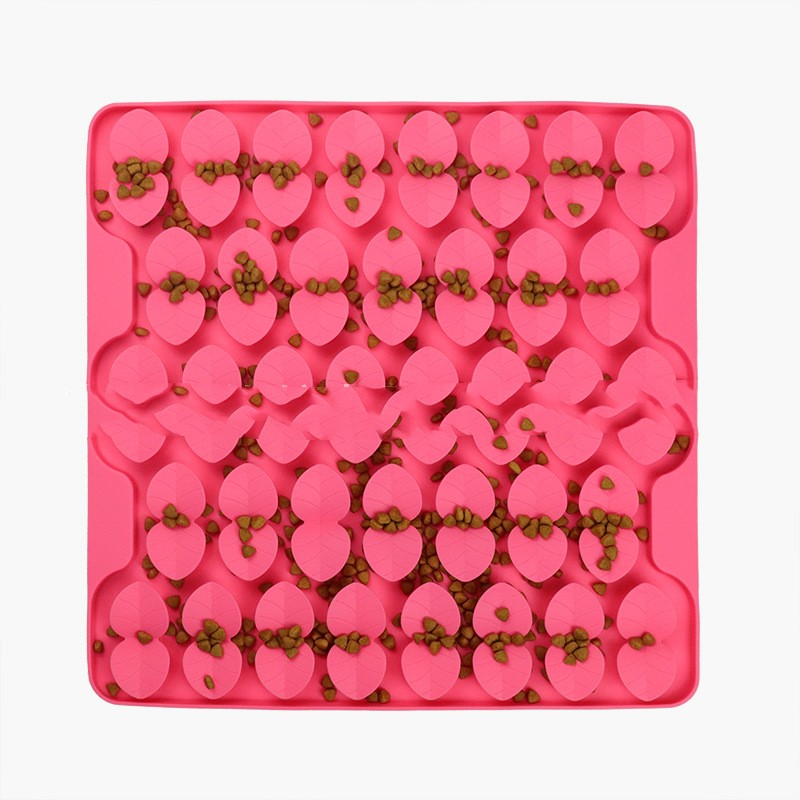 KFX-1230781 Silicone Suction Cup Dog Licking Pad with Food Compartments, 414mm