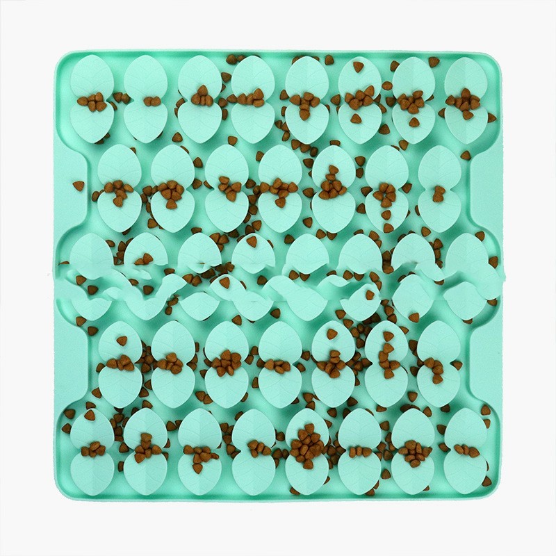 KFX-1230781 Silicone Suction Cup Dog Licking Pad with Food Compartments, 414mm