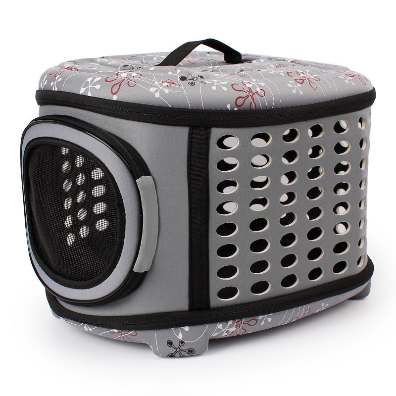 KFX-1231165 Portable Foldable EVA Handbag for Easy Pet Travel - Ideal for Dogs and Cats