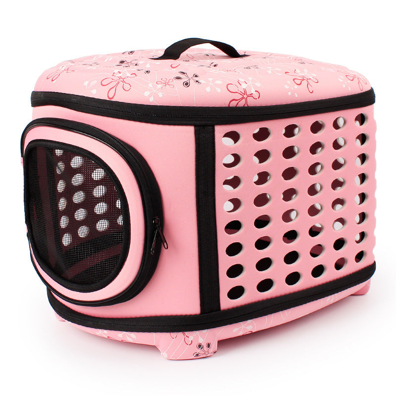 KFX-1231165 Portable Foldable EVA Handbag for Easy Pet Travel - Ideal for Dogs and Cats