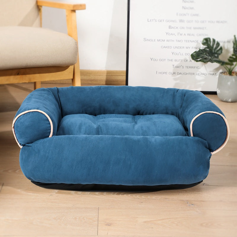 KFX-1232957 Cozy Plush Dog Sofa Bed Sleeping Bag Kennel for Cats and Puppies in Various Colors and Sizes