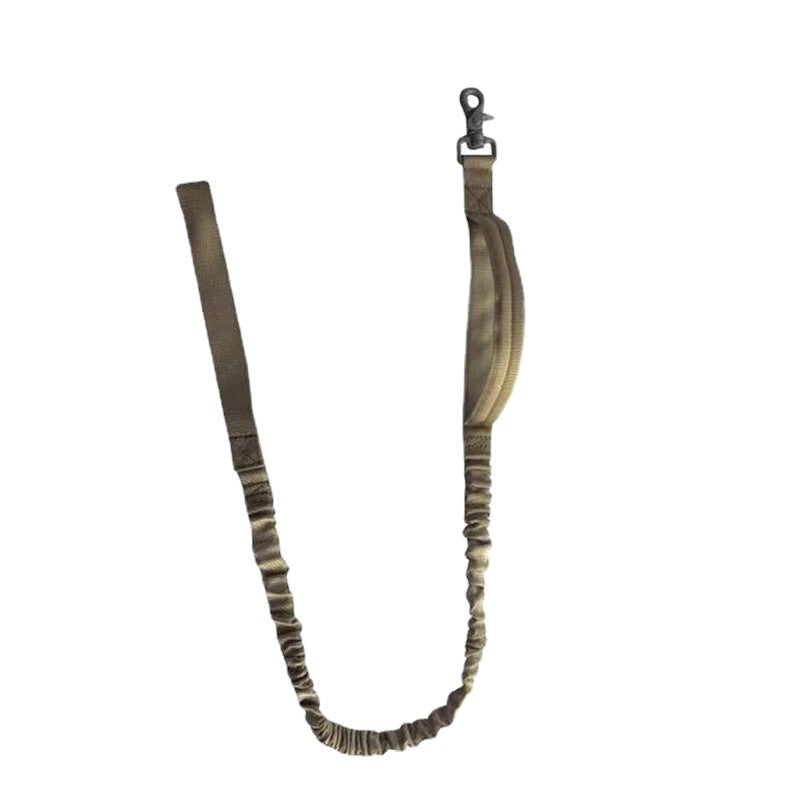 KFX-1234493 Tactical Elastic Leash and Harness Set for Pets - Nylon, Multiple Colors Available
