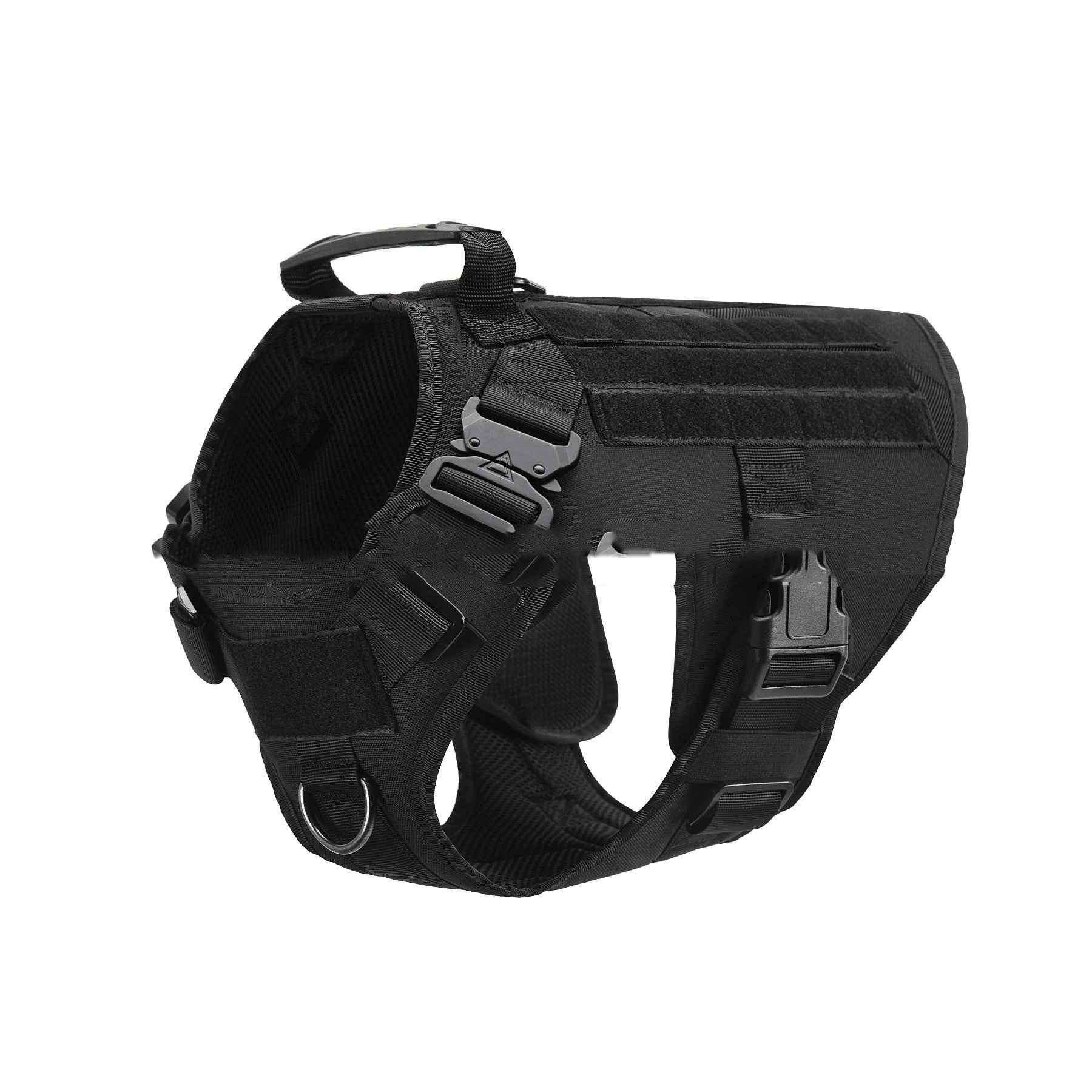 KFX-1234493 Tactical Elastic Leash and Harness Set for Pets - Nylon, Multiple Colors Available