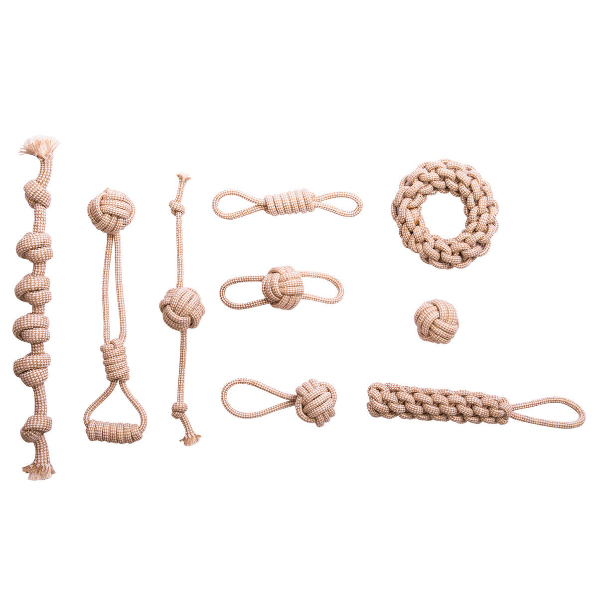 KFX-1235517 Cotton Rope Tooth Cleaning Toy for Puppies – Effective Molar and Teething Fun