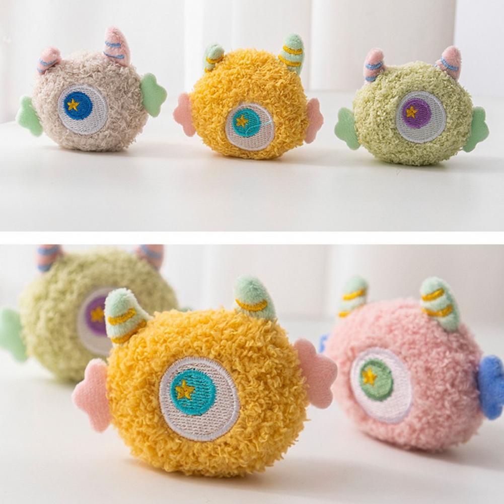 KFX-1241917 Interactive Cartoon Dog Toy with Squeaker for Chewing and Dental Health