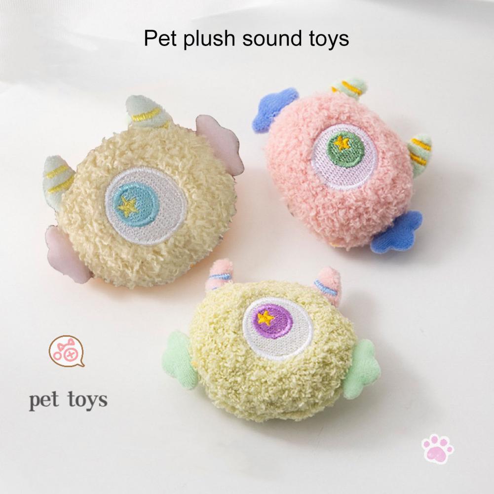KFX-1241917 Interactive Cartoon Dog Toy with Squeaker for Chewing and Dental Health